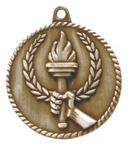 Victory Torch Medal Award Trophy With Free Lanyard HR800 School Team Sports - £0.79 GBP+