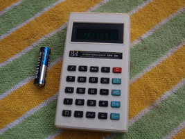 Vintage Soviet Ussr Russian Pocket Calculator Elektronika Mk 26 - $29.68