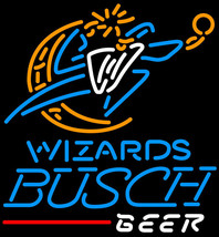Busch Beer NBA Washington Wizards Neon Sign - £558.74 GBP