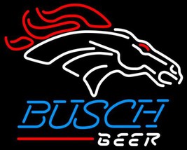 Busch Beer NFL Denver Broncos Neon Sign - £558.74 GBP