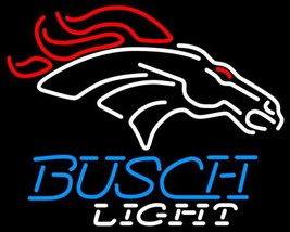 Busch Light NFL Denver Broncos Neon Sign - £558.74 GBP