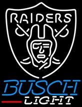 Busch Light NFL Oakland Raiders Neon Sign - £558.74 GBP