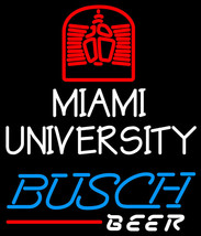 Busch Beer Miami University Neon Sign - £558.74 GBP