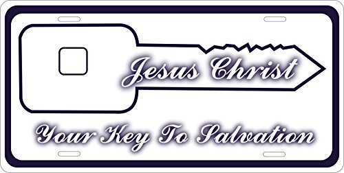 Jesus Christ. Your Key to Salvation. Personalized Tag Vehicle Car Auto Licens... - $16.75