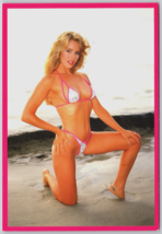 Sexy Woman girl Postcard Risque 90&#39;s 80&#39;s Pinup Bikini Hot Bodz 1990 Blonde - £11.25 GBP