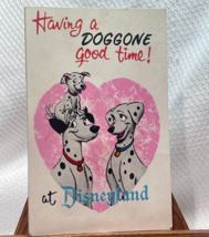 1973 Disneyland CA 101 Dalmations Squeaker Post Card Pongo &amp; Perdita Pos... - $49.45