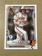 2021 Bowman First 1st Edition BFE-138 Heston Kjerstad Baltimore Orioles - £2.31 GBP