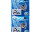 Renata 377 SR626SW Batteries - 1.55V Silver Oxide 377 Watch Battery (10 ... - £3.95 GBP+