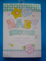 Baby Quilt Party Game Book 5 Party Games Fun Simple Match-Up Up To 8 Gue... - £6.62 GBP