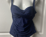 EKougar Figure Flattering One Piece Swimsuit Size  Large Navy Blue Built... - $19.75