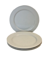 POTTERY BARN Great White Traditional Rim Shape Four Chop Plates Dinners ... - £28.45 GBP
