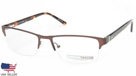 New Richard Taylor Scottsdale Lorenzo Brown Eyeglasses Glasses 52-17-140 B32mm - £50.36 GBP