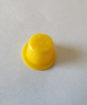 11 Yellow Plastic Stoppers Plugs - S.S. White 620 - .5&quot; - $3.50