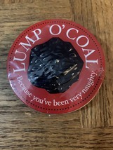 1 Tin Candy Gum Lump O Coal Shaped Naughty Novelty - $5.82