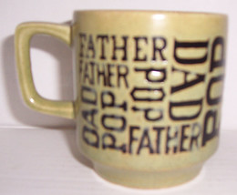 Vintage Father, Pop, Dad, Collectible Ceramic Name Mug- Made In Japan - $242.13 MXN