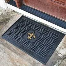 New Orleans Saints Door Mat 19x30 Medallion - $33.42 CAD