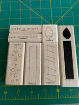 Stampin up big Birthday Candles Rubber Stamp Set - £5.00 GBP