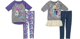 Disney Frozen  Girls 2pc Outfit Legging Sizes 4/5 NWT - $24.99