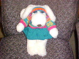 15" FiFi La Femme Plush Toy Wearing Ski Outfit W/Tags From Le Mutt By Ertl 1997 - $98.99
