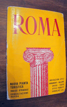 Roma nuova pianta turistica vintage Stabilimento Poligrafico Alterocca Terni - £10.21 GBP