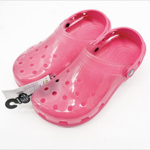 NEW CROCS CLASSIC TRANSLUCENT CLOG CANDY PINK (206908-6X0) NWT - £37.90 GBP