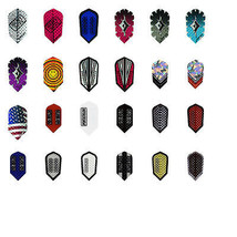 5 New Sets Slim Size Dimplex Dimpled Embossed Dart Flights - $6.89