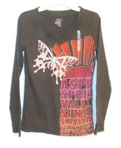 Old Navy Girls Long Sleeve T-Shirt Brown Size Large 10-12 NWT - £6.86 GBP
