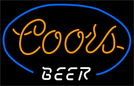 Orange Coors Beer Neon Sign - £550.05 GBP