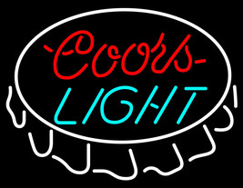 Coors Light Bottle Cap Neon Sign - £560.10 GBP