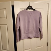 Weatherproof women&#39;s large purple sweatshirt - $4.94