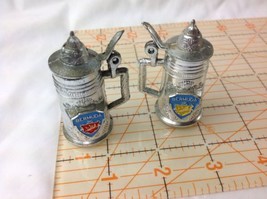 Vintage Bermuda Souvenir Mini Stein Salt &amp; Pepper Shakers JAPAN - £6.11 GBP