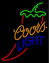Coors Light Red Chili Pepper Neon Sign - £547.76 GBP