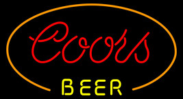 Coors Beer Red Oval Neon Sign - £549.67 GBP