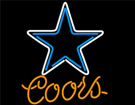 Coors Light NFL Dallas Cowboys Neon Sign - £545.96 GBP