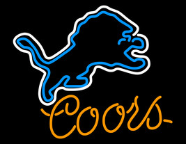 Coors Light NFL Detroit Lions Neon Sign - £545.96 GBP