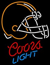 An item in the Collectibles category: Coors Light NFL Cleveland Browns Neon Sign