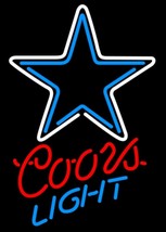 Coors Light NFL Dallas Cowboys Neon Sign - £545.96 GBP