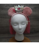 Disney Parks Hat Womens One Size Headband Casual Princess Crown Veil Pink - $21.76