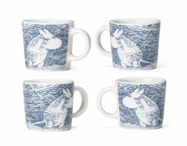 Arabia 1055337 MOOMIN Mug Set, Snow Blizzard, 0.4 fl oz (12 ml), Set of 4, Micro - £21.47 GBP