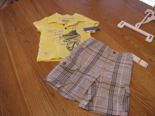 Primary image for Boys Baby Kenneth Cole Reaction shorts polo shirt 6/9 M months