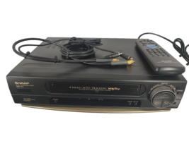 Sharp XA-510 VCR Professional Series 4 Head Auto Tracking Audio Video Ed... - $56.06