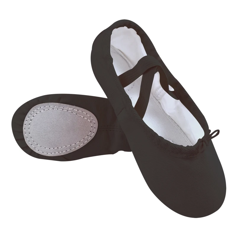 A02d2 Ballet Slippers For Girls Clic Split-Sole Canvas Dance Gymnastics Baby Yog - £95.28 GBP