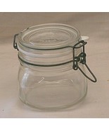 Italian FV Per Alimenti Glass Canister Jar Bail Wire Locking Lid 1/2 Lit... - £17.13 GBP