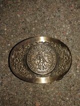 ADM Brass Nebraska State Seal Belt Buckle - New - £19.51 GBP