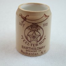 Antique 1911 Bartholomay Brewing Mettlach Shriners Mini Beer Mug Germany... - £118.86 GBP