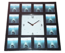 JAWS Shark Movie promo around the Clock with 12 surrounding images - £25.67 GBP