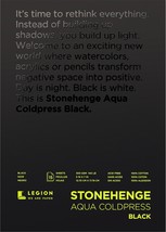 Stonehenge Aqua Coldpress 5x7-Black 140lb - £13.56 GBP