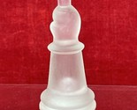 Frosted Glass BISHOP Chess Piece from Limited Edition Pavilion Game - £5.55 GBP