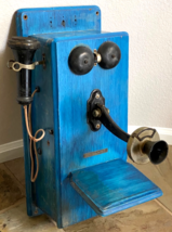 Antique 1900&#39;s Stromberg-Carlson Wall Mount Hand Crank Oak Wood Telephon... - $2,948.56 MXN