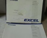 1989 Hyundai Excel owners manual [Paperback] Hyundai - $19.59